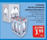 Aktuelles natürliches Mineralwasser Angebot bei Marktkauf in Leipzig ab 3,99 €