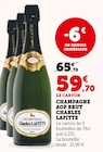 Champagne AOP Brut - Charles Lafitte en promo chez Hyper U Draguignan à 59,70 €