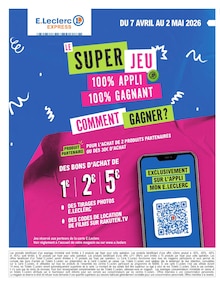 Catalogue E.Leclerc à Dieppe cette semaine, valable du 07/04/2026 au 18/04/2026 Prospectus E.Leclerc à Dieppe, "OUI AUX SUPERS POUVOIRS D'ACHAT", 16 pages de promos valables du 07/04/2026 au 18/04/2026
