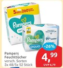 Feuchttücher Harmonie Aqua im Angebot bei budni in Seevetal Feuchttücher Harmonie Aqua Angebote von Pampers bei budni Seevetal für 4,99 €