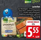 Lachsfilet im Angebot bei EDEKA in Germering Lachsfilet Angebote von Edeka Bio bei EDEKA Germering für 5,55 €