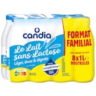 Le Lait Sans Lactose "Format Familial" - CANDIA en promo chez Carrefour Grenoble à 11,55 €