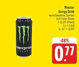 Aktuelles Monster Energy Drink Angebot bei EDEKA in Jena ab 0,77 €