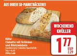 Ciabatta mit Schinken und Röstzwiebeln von Käfer für 1,77 € bei EDEKA im Angebot Ciabatta mit Schinken und Röstzwiebeln von Käfer im aktuellen EDEKA Prospekt