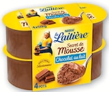 Mousse au Chocolat Secret de Mousse - LA LAITIERE en promo chez Super U Gap à 0,70 €