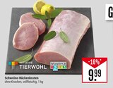 Schweine-Rückenbraten im Angebot bei Marktkauf in Freiburg Schweine-Rückenbraten Angebote von INITIATIVE TIERWOHL bei Marktkauf Freiburg für 9,99 €