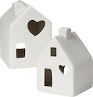 Windlicht aus Keramik, Haus mit Herzausschnitt bei dm-drogerie markt im Prospekt "" für 4,95 €