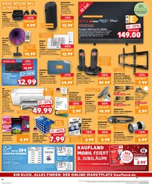 Drucker im Kaufland Prospekt "Aktuelle Angebote" mit 32 Seiten (Karlsruhe)