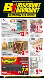 B1 Discount Baumarkt Prospekt: "BESTPREISE DER WOCHE!", 8 Seiten, 21.09.2024 - 27.09.2024