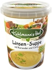 Kürbissuppe mit Chili oder Linsensuppe bei REWE im Heiligenstedtenerkamp Prospekt für 3,49 €