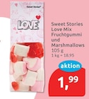 Love Mix Fruchtgummi und Marshmallows von Sweet Stories im aktuellen budni Prospekt
