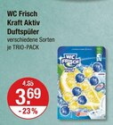 WC Reiniger im V-Markt Prospekt Kraft Aktiv Duftspüler von WC Frisch im aktuellen V-Markt Prospekt für 3,69 €