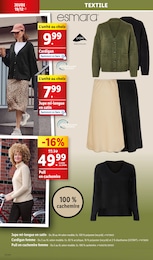 Offre Pull cachemire femme dans le catalogue Lidl du moment à la page 42