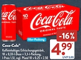 Aktuelle Coca Cola Angebote bei ALDI SÜD in Pforzheim Aktuelles Coca-Cola Angebot bei ALDI SÜD in Pforzheim ab 4,99 €