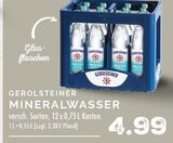 Mineralwasser im Angebot bei E center in Dinslaken Mineralwasser Angebote von Gerolsteiner bei E center Dinslaken für 4,99 €