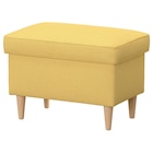 Hocker mit Aufbewahrung Tibbleby gelb Tibbleby gelb Angebote von STRANDMON bei IKEA Schorndorf für 70,00 €