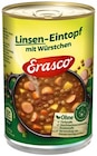 Aktuelle Fertiggerichte Angebote bei REWE in Bonn Aktuelles Linsen-Eintopf mit Würstchen Angebot bei REWE in Bonn ab 1,49 €