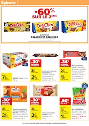 Prix et réduction Kinder Délice dans le prospectus Carrefour en cours Offre Kinder Délice dans le catalogue Carrefour du moment à la page 42