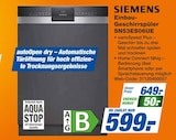 Einbau-Geschirrspüler SN53ES06UE Angebote von SIEMENS bei expert Salzgitter für 599,00 €