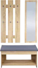 Aktuelle Badmöbel Angebote bei E center in Rostock Aktuelles Wandgarderobe mit Spiegel und Sitzbank Angebot bei E center in Rostock ab 49,99 €