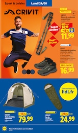 Prix et réduction Camping dans le prospectus Lidl en cours Offre Camping dans le catalogue Lidl du moment à la page 52