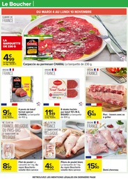 Prix et réduction Poulet dans le prospectus Carrefour en cours Offre Poulet dans le catalogue Carrefour du moment à la page 30