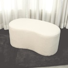 Promo Pouf long blanc casse à 49,95 € dans le catalogue B&M à Bessoncourt