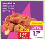 Plattpfirsiche bei Netto Marken-Discount im Prospekt "" für 1,29 €