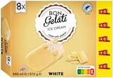 8 bâtonnets vanille et chocolat blanc - BON GELATI - Lidl à Cambrai 8 bâtonnets vanille et chocolat blanc - BON GELATI en promo chez Lidl Cambrai à 4,05 €