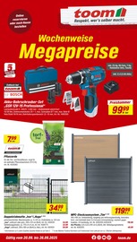 Aktueller toom Baumarkt Prospekt mit Zaun Sichtschutz, "Respekt, wer's selber macht.", Seite 1