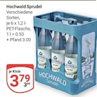 Sprudel im Angebot bei GLOBUS in St. Ingbert Sprudel Angebote von Hochwald bei GLOBUS St. Ingbert für 3,79 €