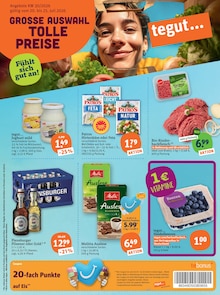 Rindfleisch im aktuellen tegut Prospekt (Jena) Rindfleisch im tegut Prospekt "tegut… gute Lebensmittel" mit 23 Seiten (Jena)