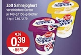 Sahnejoghurt bei V-Markt im Leipheim Prospekt für 0,39 €