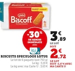Biscuits Speculoos - Lotus à 2,72 € dans le catalogue U Express