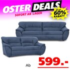 Utah 2,5-Sitzer + 2-Sitzer Sofa bei Seats and Sofas im Mülheim Prospekt für 599,00 €