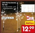 LED Gartenstecker, 3er Set im Angebot bei Netto Marken-Discount in Laatzen LED Gartenstecker, 3er Set Angebote bei Netto Marken-Discount Laatzen für 12,99 €