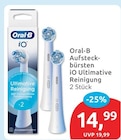 Aufsteckbürsten iO Ultimative Reinigung von Oral-B für 14,99 € bei budni im Angebot Aufsteckbürsten iO Ultimative Reinigung von Oral-B im aktuellen budni Prospekt