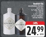 Aktuelles Hendrick's Gin Angebot bei E center in Fürth ab 24,99 €