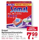 Spülmaschinentabs Angebote von Somat bei E center Karlsruhe für 7,99 €