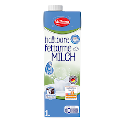 Haltbare fettarme Milch
