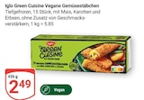 Green Cuisine Vegane Gemüsestäbchen von Iglo im aktuellen GLOBUS Prospekt