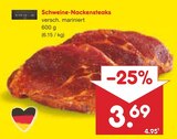 Aktuelle Steak Angebote bei Netto Marken-Discount in Cottbus Aktuelles Schweine-Nackensteaks Angebot bei Netto Marken-Discount in Cottbus ab 3,69 €