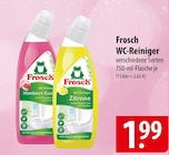 WC-Reiniger Himbeer-Essig im Angebot bei famila Nordost in Kiel WC-Reiniger Himbeer-Essig Angebote von Frosch bei famila Nordost Kiel für 1,99 €