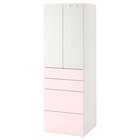 Aktuelles Kleiderschrank weiß blassrosa/4 Schubladen Angebot bei IKEA in Mannheim ab 209,00 €