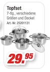Möbel AS Biblis - Topfset Angebot im Prospekt Topfset bei Möbel AS im Biblis Prospekt für 29,95 €
