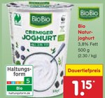 Bio Naturjoghurt im Angebot bei Netto Marken-Discount in Pirna Bio Naturjoghurt Angebote von BioBio bei Netto Marken-Discount Pirna für 1,15 €