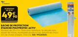 BÂCHE DE PROTECTION ÉTANCHE POLYPROTEC ACTIV - TRAMICA en promo chez Tout Faire Colombes à 49,90 €