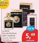 Eau de Parfum oder Toilette Angebote von La Rive bei budni Norderstedt für 5,49 €