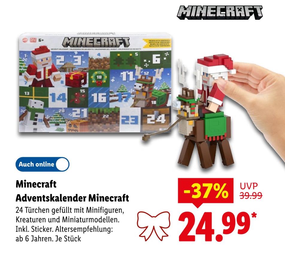 Minecraft Adventskalender Minecraft