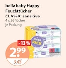 Feuchttücher CLASSIC sensitive von bella baby Happy im aktuellen V-Markt Prospekt für 2,99 €